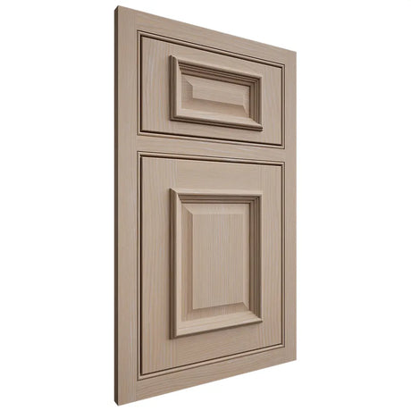 Shiloh Cabinetry Beaded Inset Montgomery White Oak Plain Cut Straw Door