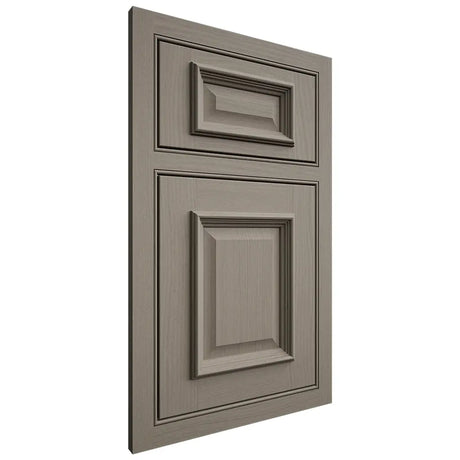 Shiloh Cabinetry Beaded Inset Montgomery White Oak Plain Cut Thyme Door