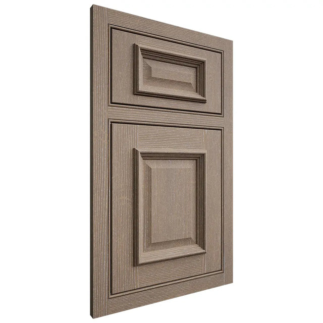 Shiloh Cabinetry Beaded Inset Montgomery White Oak Quarter Sawn Almond Door