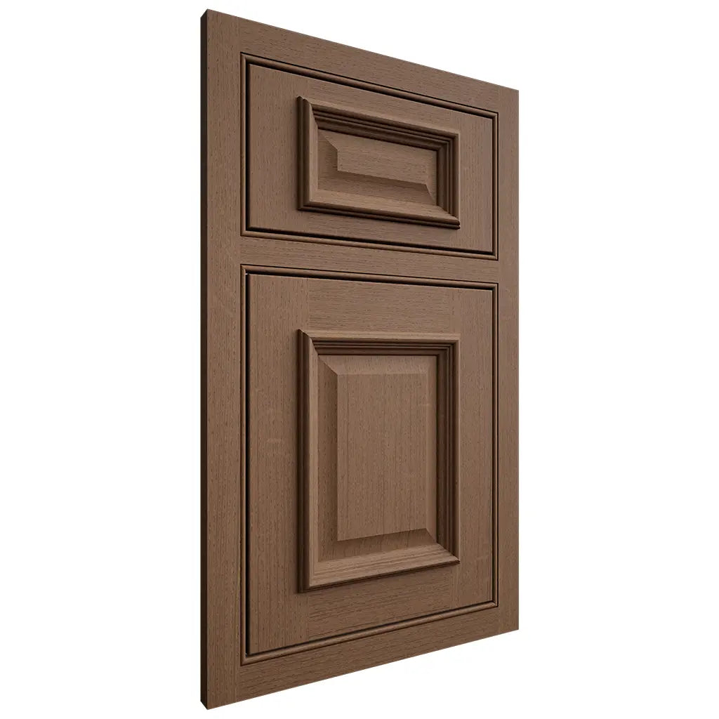 Shiloh Cabinetry Beaded Inset Montgomery White Oak Quarter Sawn Autumn Door