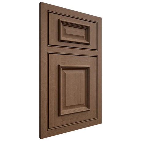 Shiloh Cabinetry Beaded Inset Montgomery White Oak Quarter Sawn Autumn Door