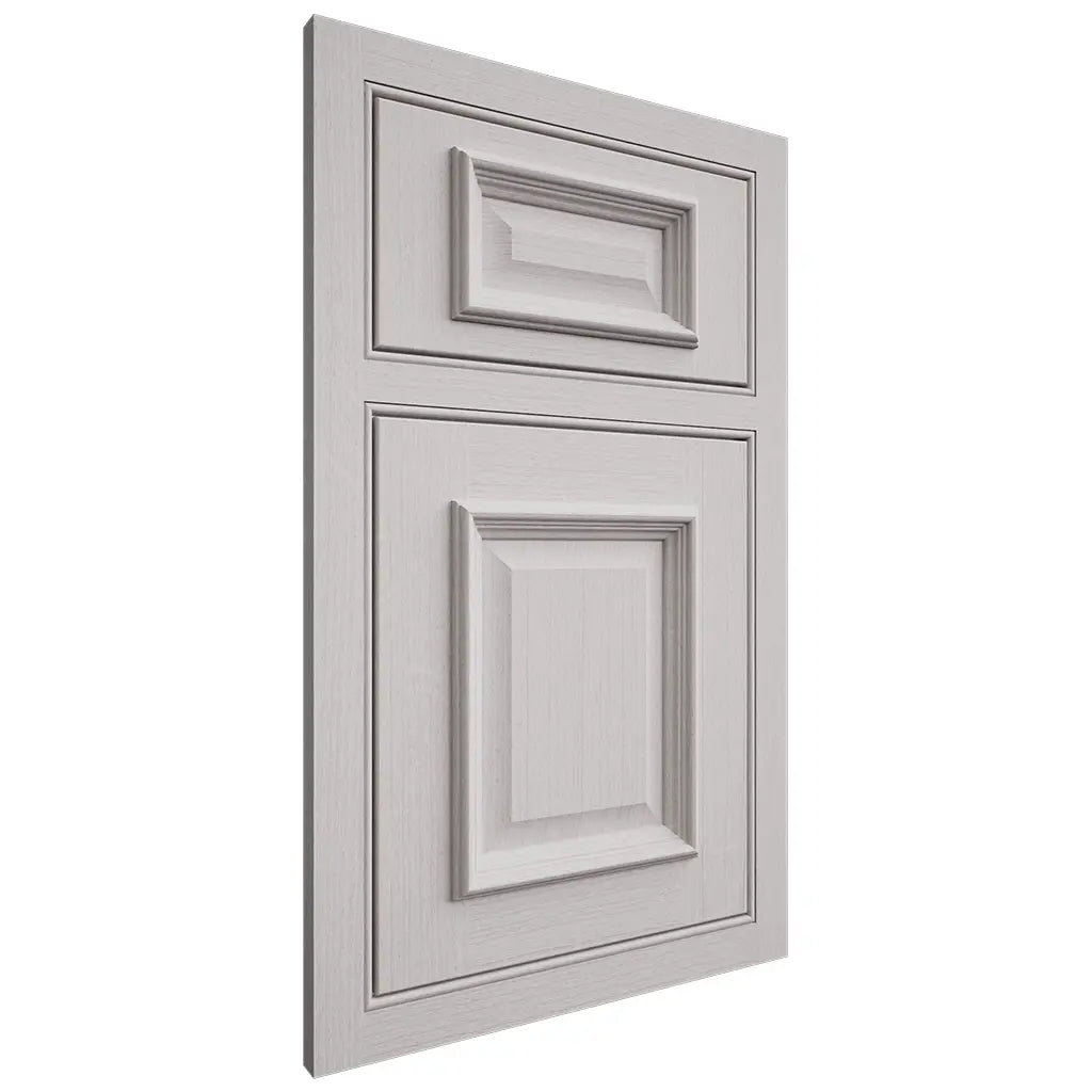 Shiloh Cabinetry Beaded Inset Montgomery White Oak Quarter Sawn Cotton Door