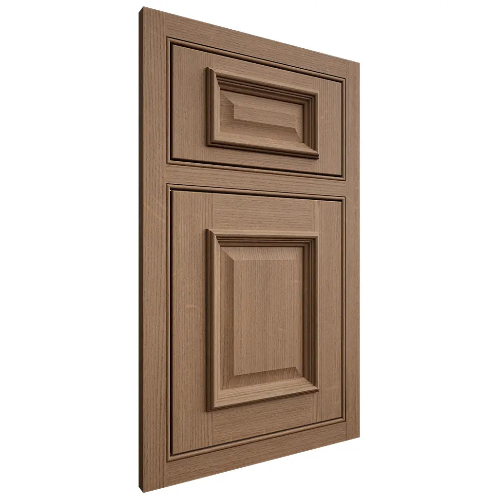 Shiloh Cabinetry Beaded Inset Montgomery White Oak Quarter Sawn Medium Door