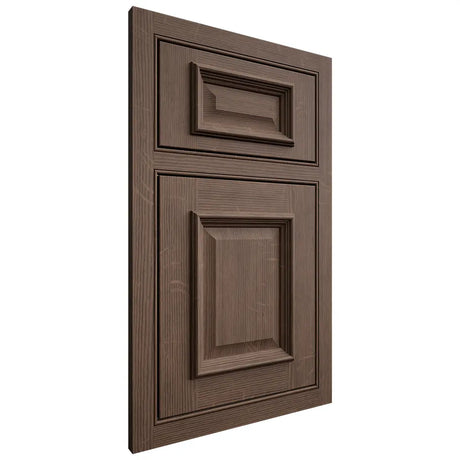 Shiloh Cabinetry Beaded Inset Montgomery White Oak Quarter Sawn Mineral Door