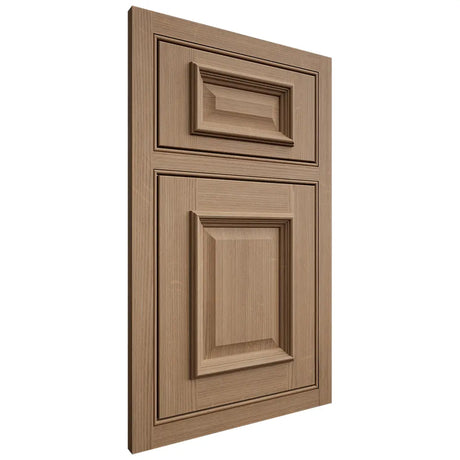 Shiloh Cabinetry Beaded Inset Montgomery White Oak Quarter Sawn Natural Door