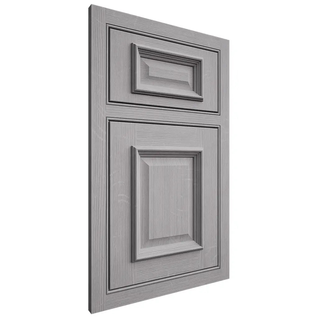 Shiloh Cabinetry Beaded Inset Montgomery White Oak Quarter Sawn Stratus Door