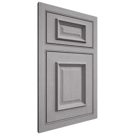 Shiloh Cabinetry Beaded Inset Montgomery White Oak Quarter Sawn Stratus Door