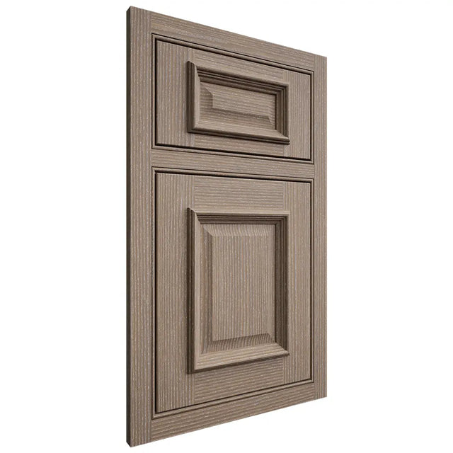 Shiloh Cabinetry Beaded Inset Montgomery White Oak Rift Cut Almond Door