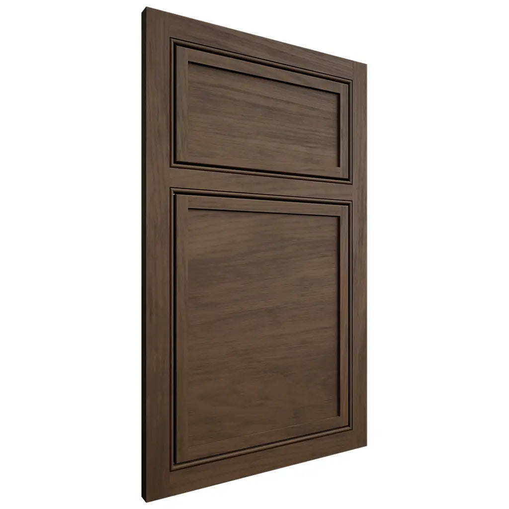 Shiloh Cabinetry Beaded Inset Napa Horizontal Alder Plain Cut Caviar Door