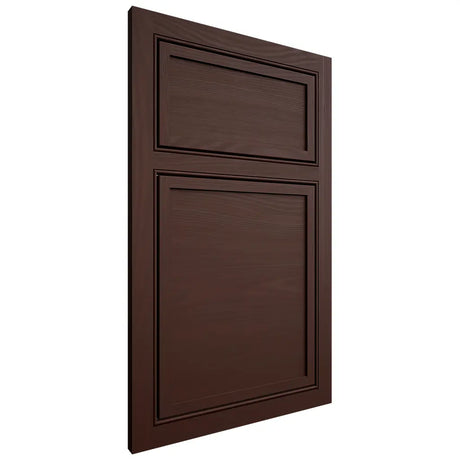Shiloh Cabinetry Beaded Inset Napa Horizontal Alder Plain Cut Umber Door