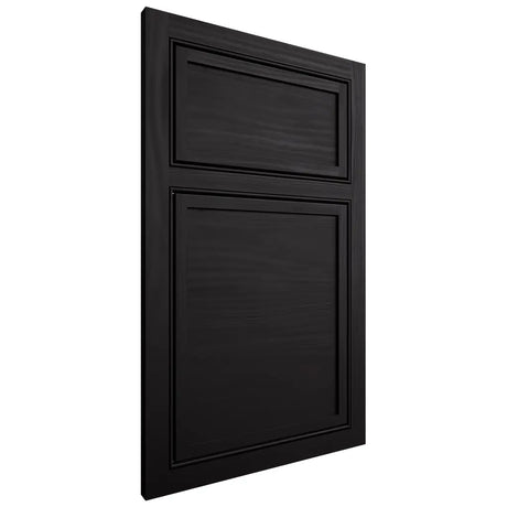 Shiloh Cabinetry Beaded Inset Napa Horizontal Cherry Plain Cut Espresso Door