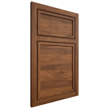 Shiloh Cabinetry Beaded Inset Napa Horizontal Hickory Plain Cut Burnt Sugar Door