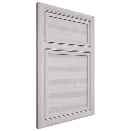 Shiloh Cabinetry Beaded Inset Napa Horizontal Hickory Plain Cut Cotton Door