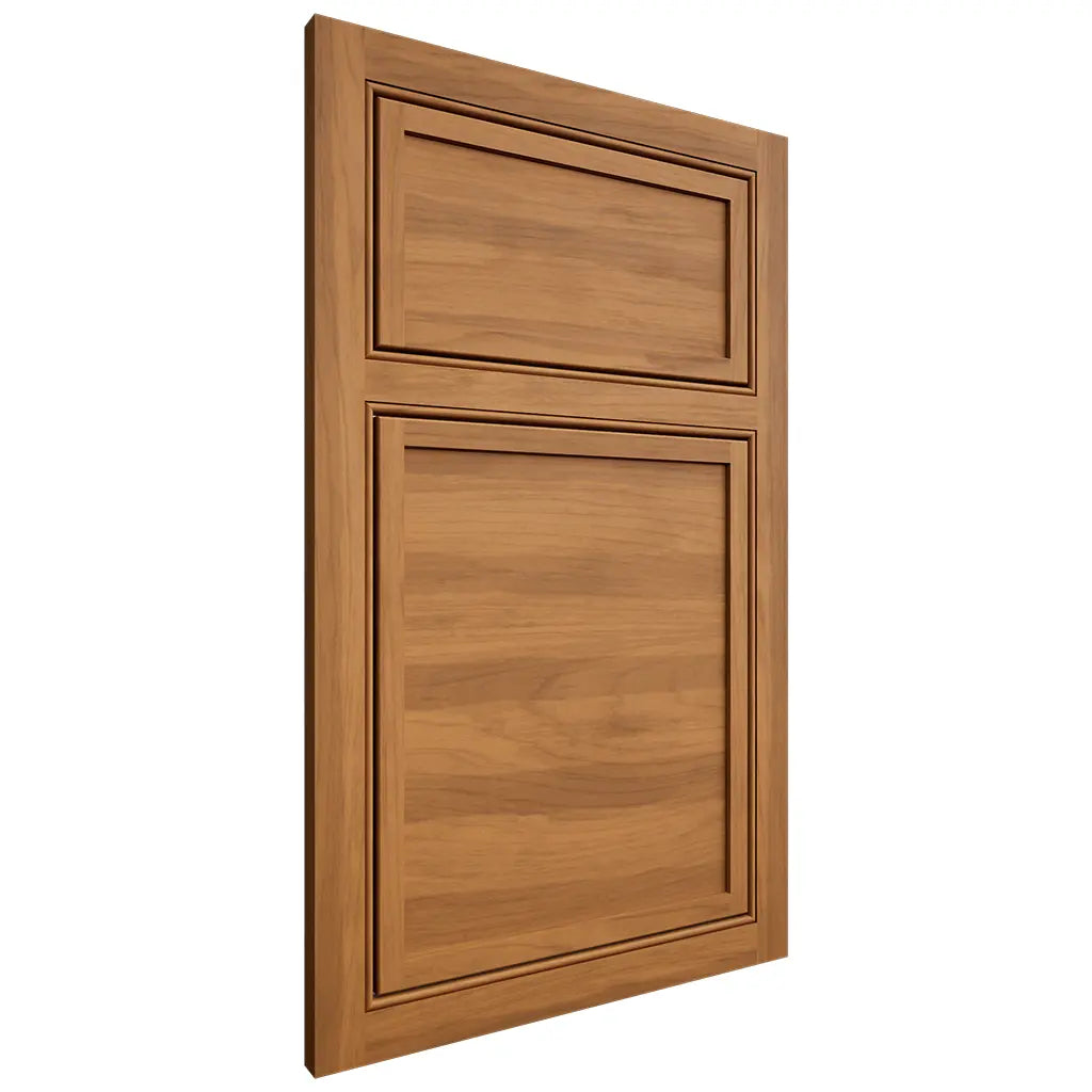 Shiloh Cabinetry Beaded Inset Napa Horizontal Hickory Plain Cut Medium Door