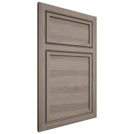 Shiloh Cabinetry Beaded Inset Napa Horizontal Hickory Plain Cut Sterling Door