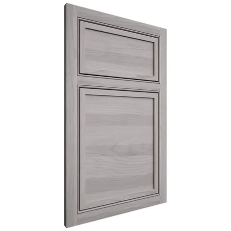 Shiloh Cabinetry Beaded Inset Napa Horizontal Hickory Plain Cut Stratus Door