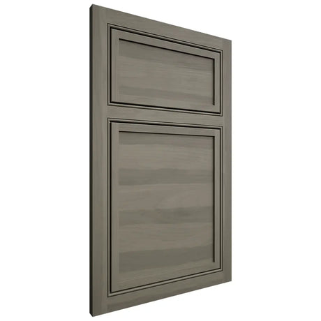 Shiloh Cabinetry Beaded Inset Napa Horizontal Hickory Plain Cut Thyme Door