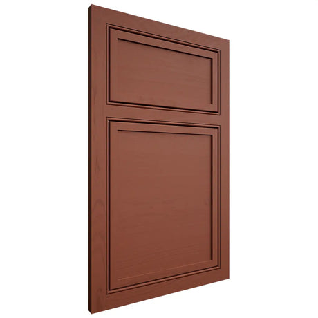 Shiloh Cabinetry Beaded Inset Napa Horizontal Maple Plain Cut Cayenne Door