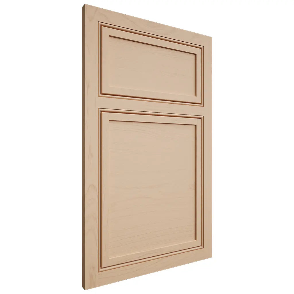 Shiloh Cabinetry Beaded Inset Napa Horizontal Maple Plain Cut Natural Door