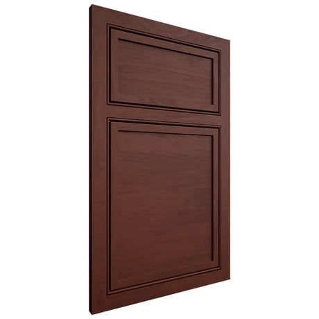 Shiloh Cabinetry Beaded Inset Napa Horizontal Maple Plain Cut Sable Door
