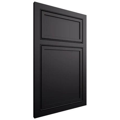 Shiloh Cabinetry Beaded Inset Napa Horizontal Paintable Black Door