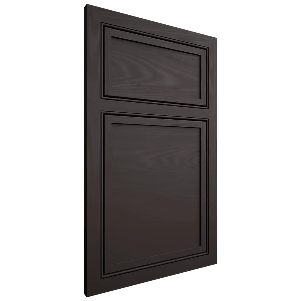 Shiloh Cabinetry Beaded Inset Napa Horizontal Poplar Plain Cut Carbon Door
