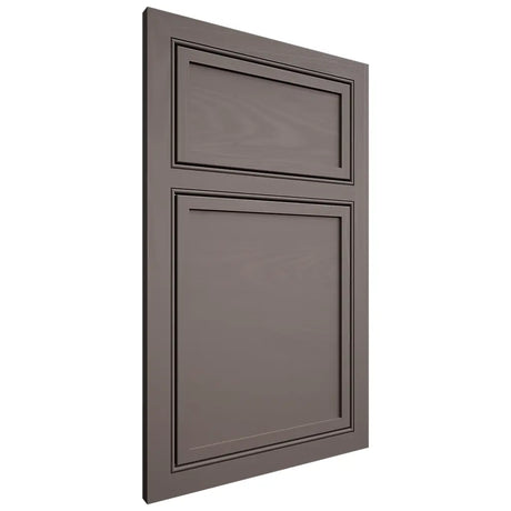 Shiloh Cabinetry Beaded Inset Napa Horizontal Poplar Plain Cut Heatherstone Door