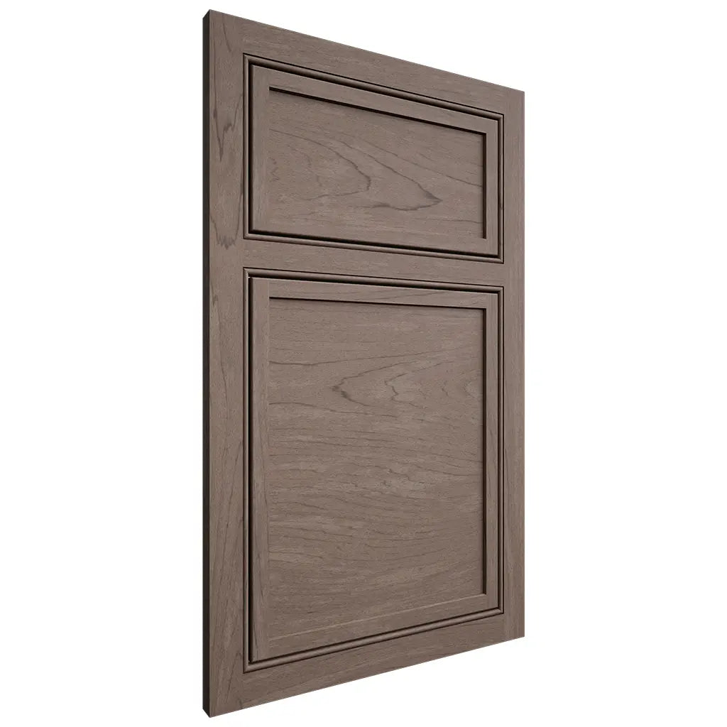 Shiloh Cabinetry Beaded Inset Napa Horizontal Poplar Plain Cut River Rock Door