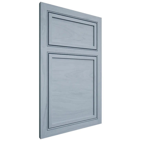Shiloh Cabinetry Beaded Inset Napa Horizontal Poplar Plain Cut Sky Door