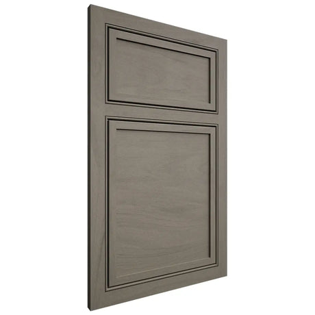 Shiloh Cabinetry Beaded Inset Napa Horizontal Poplar Plain Cut Thyme Door