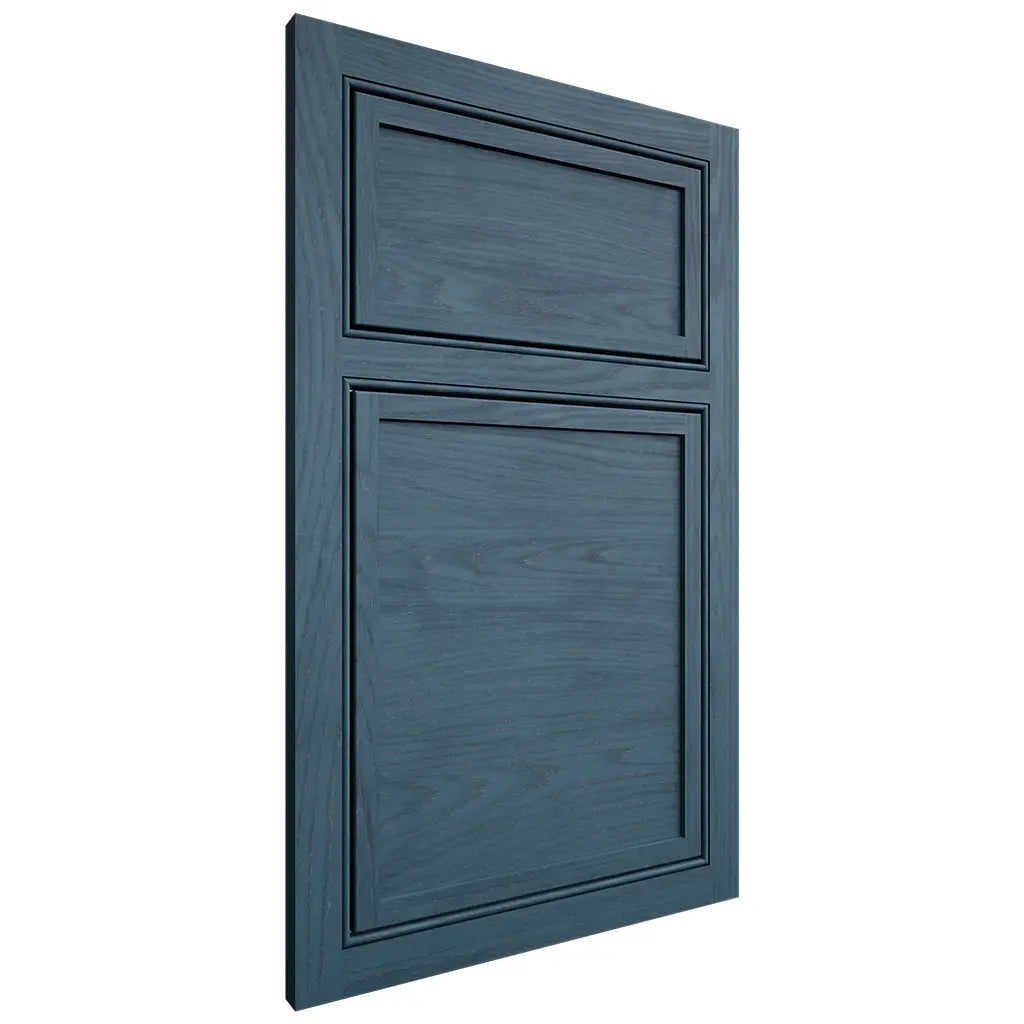 Shiloh Cabinetry Beaded Inset Napa Horizontal Red Oak Plain Cut Hudson Door