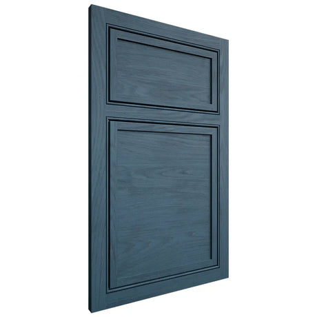 Shiloh Cabinetry Beaded Inset Napa Horizontal Red Oak Plain Cut Hudson Door