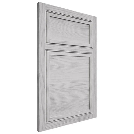 Shiloh Cabinetry Beaded Inset Napa Horizontal Walnut Plain Cut Stratus Door
