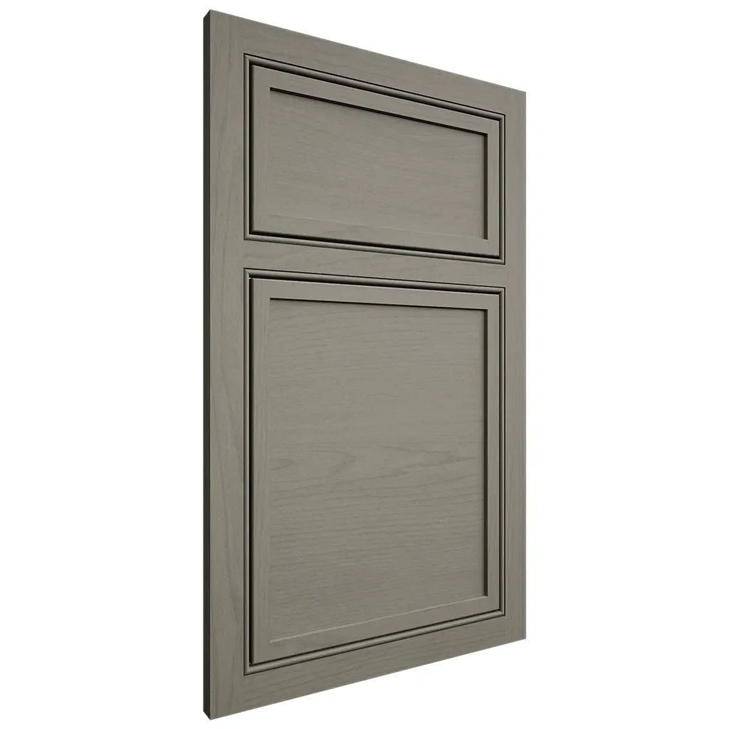 Shiloh Cabinetry Beaded Inset Napa Horizontal Walnut Plain Cut Thyme Door
