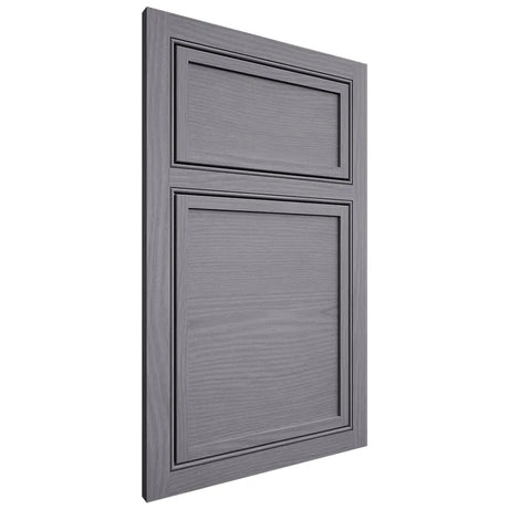 Shiloh Cabinetry Beaded Inset Napa Horizontal White Oak Plain Cut Cadet Door
