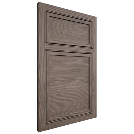 Shiloh Cabinetry Beaded Inset Napa Horizontal White Oak Plain Cut Clay Door