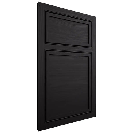 Shiloh Cabinetry Beaded Inset Napa Horizontal White Oak Plain Cut Espresso Door