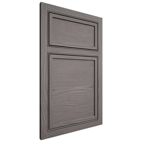 Shiloh Cabinetry Beaded Inset Napa Horizontal White Oak Plain Cut Flagstone Door