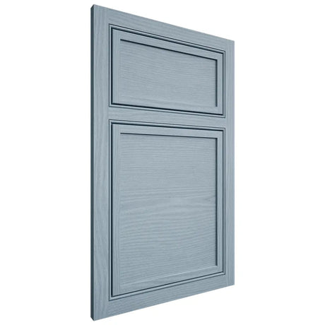 Shiloh Cabinetry Beaded Inset Napa Horizontal White Oak Plain Cut Sky Door