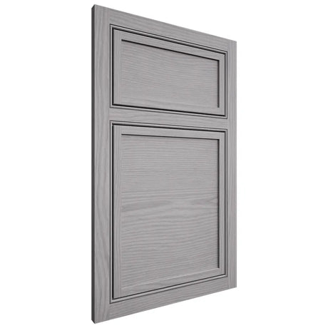 Shiloh Cabinetry Beaded Inset Napa Horizontal White Oak Plain Cut Stratus Door
