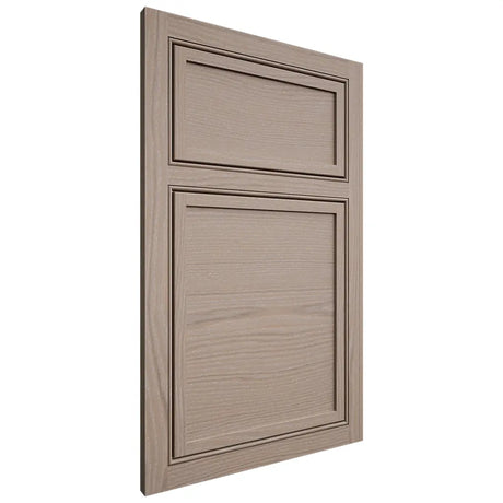 Shiloh Cabinetry Beaded Inset Napa Horizontal White Oak Plain Cut Whitewash Door