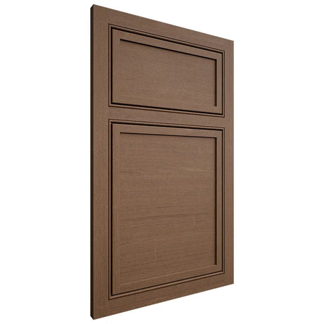 Shiloh Cabinetry Beaded Inset Napa Horizontal White Oak Quarter Sawn Autumn Door