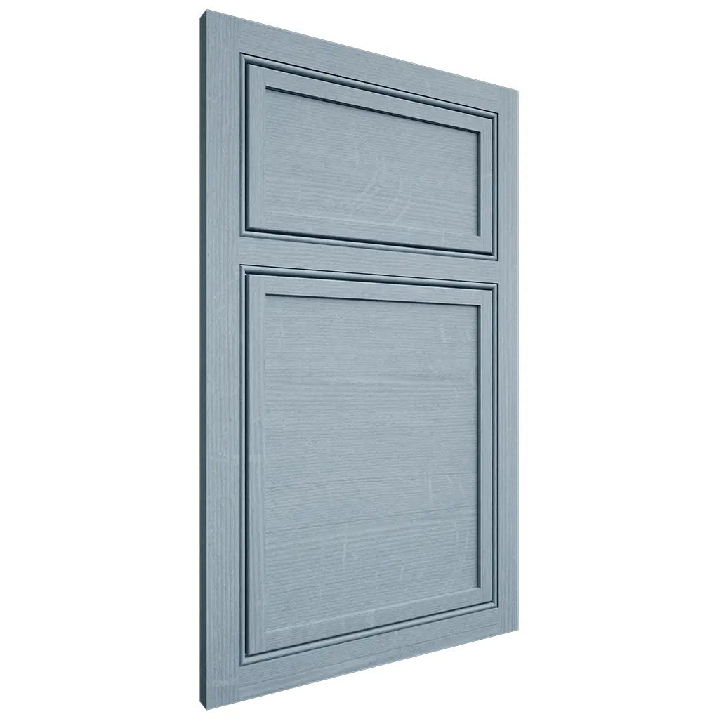 Shiloh Cabinetry Beaded Inset Napa Horizontal White Oak Quarter Sawn Sky Door