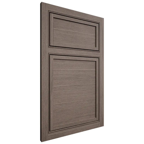 Shiloh Cabinetry Beaded Inset Napa Horizontal White Oak Rift Cut Clay Door