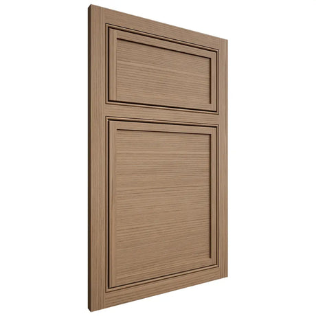 Shiloh Cabinetry Beaded Inset Napa Horizontal White Oak Rift Cut Natural Door