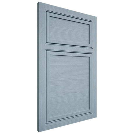 Shiloh Cabinetry Beaded Inset Napa Horizontal White Oak Rift Cut Sky Door