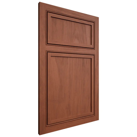 Shiloh Cabinetry Beaded Inset Napa Vertical Alder Plain Cut Sierra Door
