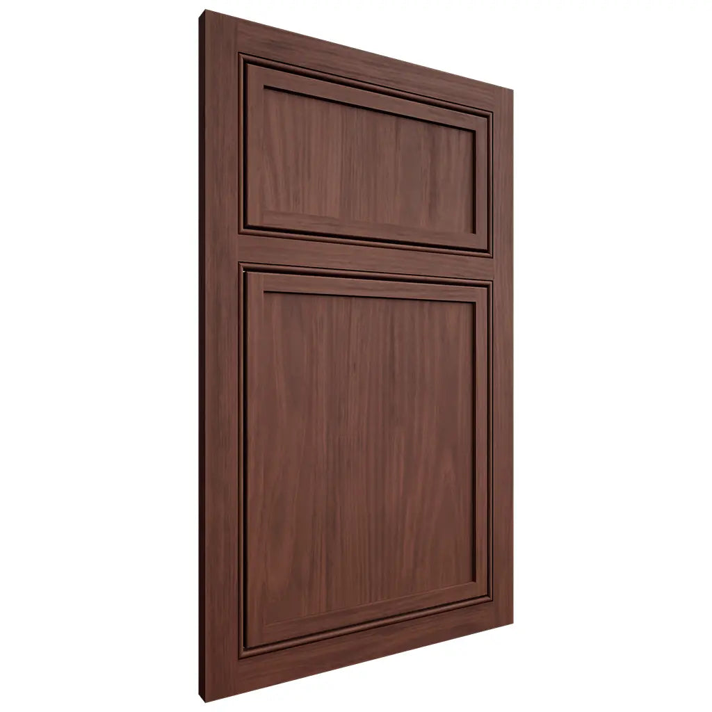 Shiloh Cabinetry Beaded Inset Napa Vertical Cherry Plain Cut Bourbon Door