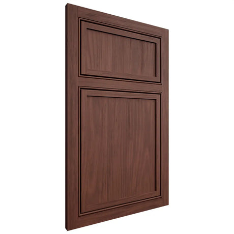 Shiloh Cabinetry Beaded Inset Napa Vertical Cherry Plain Cut Bourbon Door