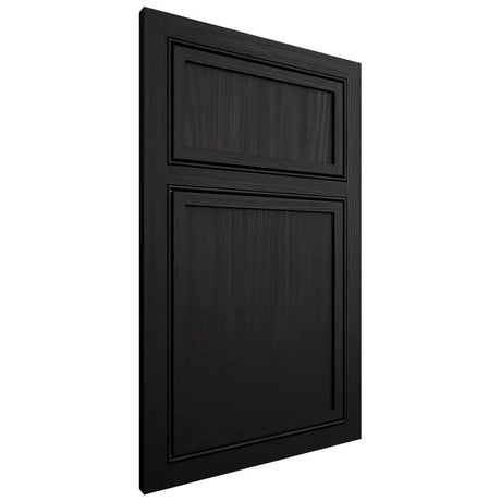 Shiloh Cabinetry Beaded Inset Napa Vertical Cherry Plain Cut Espresso Door